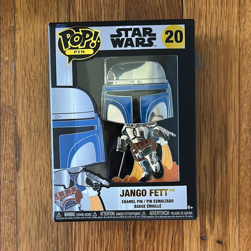 Pop Blue and Silver Action Figure Jango Fett